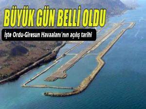 Ordu-Giresun Havaalanı'nın açılış tarihi belli oldu	