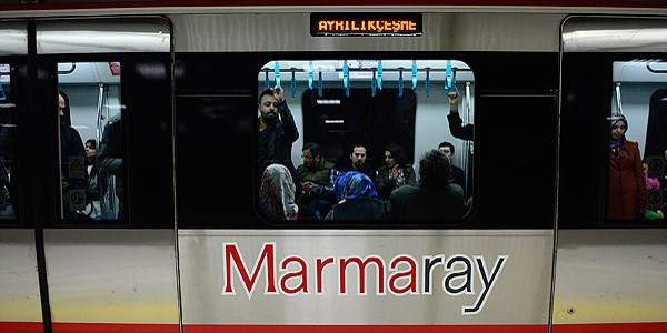 Marmaray ilk 6 ayda 21,5 milyon yolcu taşıdı.