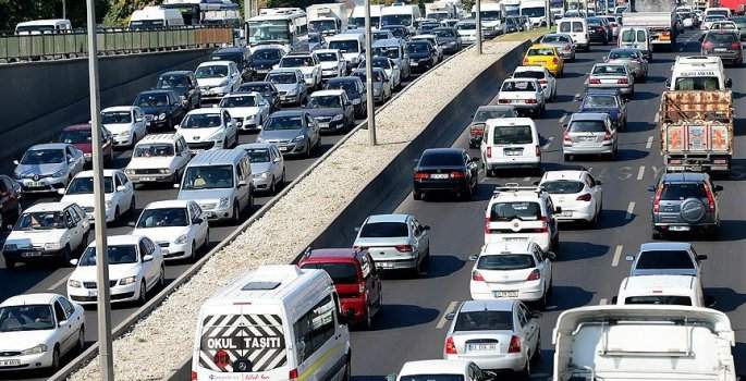 Trafikteki araç sayısı 20 milyona yaklaştı
