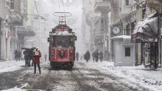 İstanbul'da kar yağışı etkili