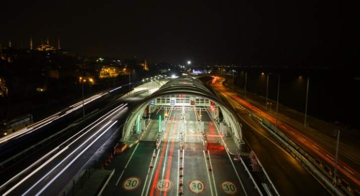 Avrasya Tüneli 24 saat hizmete başlıyor