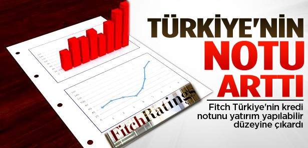 Fitch, Türkiye'nin notunu artırdı