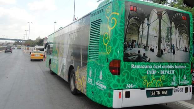 İETT Ramazan'a özel otobüs seferlerini genişletti