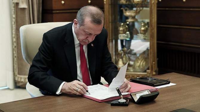 Erdoğan'dan kanun onayı