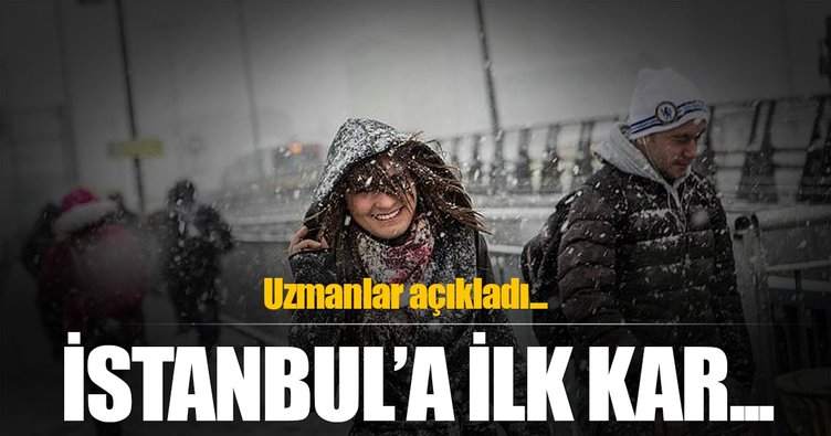 Salı günü İstanbul'da kar yağışı bekleniyor!